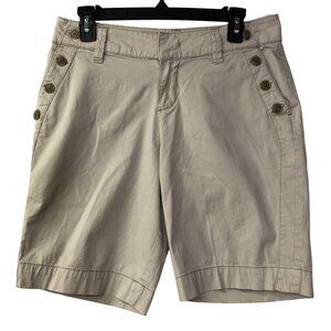 SONOMA‎ MODERN BERMUDA BEIGE SHORTS size 8